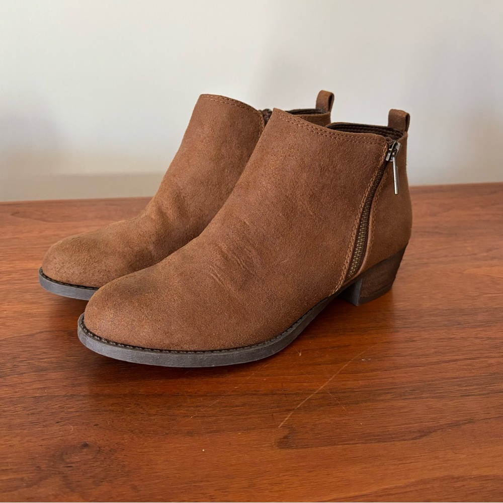 Carlos by Carlos Santana side zip booties. NWT 
Size 6 1/2 Brown color